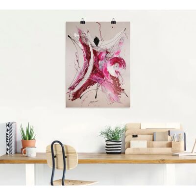 ARTLAND - Mephisto I - 45x60 cm - pink - Wandkunst ARTLAND - Mephisto I - 45x60 cm - pink - Wandkunst