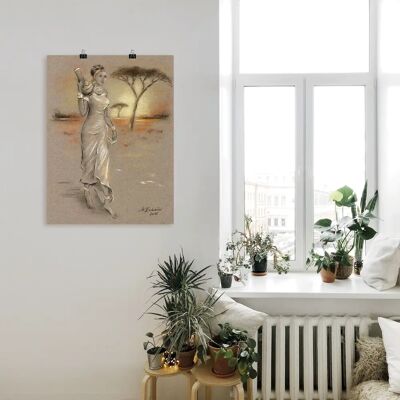 ARTland - Afrikanische Schönheit - braun - 30 x 40 cm - Wall art ARTland - Afrikanische Schönheit - braun - 30 x 40 cm - Wall art