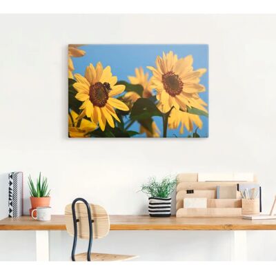 ARTLAND - Sonnenblumen - 30x20 cm - Gelb - Canvas print ARTLAND - Sonnenblumen - 30x20 cm - Gelb - Canvas print