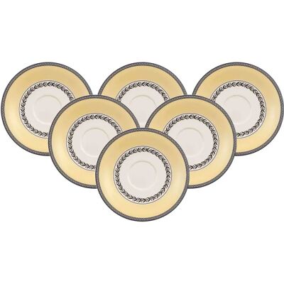 Villeroy & Boch - Audun Ferme - Gelb - 16 cm - Untertassen-Set Villeroy & Boch - Audun Ferme - Gelb - 16 cm - Untertassen-Set
