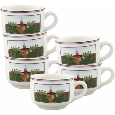 Villeroy & Boch - Design Naif - 250 ml - 6x Teetasse Villeroy & Boch - Design Naif - 250 ml - 6x Teetasse