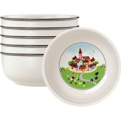 Villeroy & Boch - Design Naif - Mehrfarbig - 13 cm - Dessertschalen Villeroy & Boch - Design Naif - Mehrfarbig - 13 cm - Dessertschalen