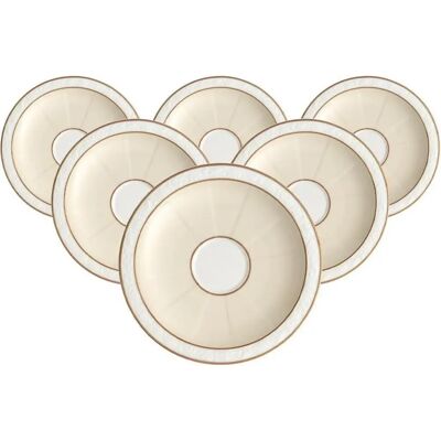 Villeroy & Boch - Ivoire Espressountertasse - 6er Set Villeroy & Boch - Ivoire Espressountertasse - 6er Set
