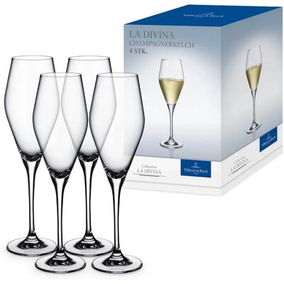 Villeroy & Boch La Divina Champagne Glass - Champagne Glass Villeroy & Boch La Divina Champagne Glass - Champagne Glass