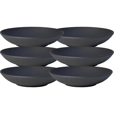 Villeroy & Boch Manufacture Rock Schüssel-Set - 6 Stück - Schwarz Villeroy & Boch Manufacture Rock Schüssel-Set - 6 Stück - Schwarz