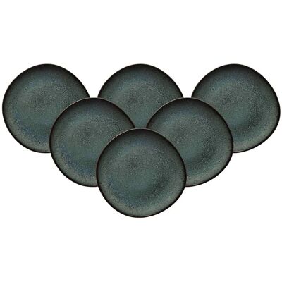 Villeroy & Boch Lave Ø 23 cm - Dessertteller, Grau, 6 Stück Villeroy & Boch Lave Ø 23 cm - Dessertteller, Grau, 6 Stück