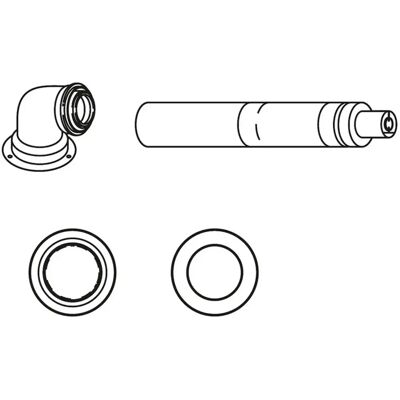 Bosch - FC-SET60-C13X - Ø60/100 mm - courbe 87° - Kit d’évacuation - Publicité Bosch - FC-SET60-C13X - Ø60/100 mm - courbe 87° - Kit d’évacuation - Publicité