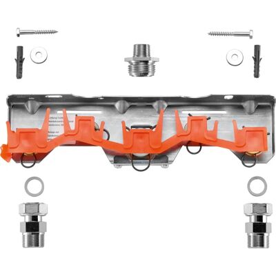 Bosch 7738112657 Gasheizung Teil - Wandmontierte Vorinstallationsplatte Bosch 7738112657 Gasheizung Teil - Wandmontierte Vorinstallationsplatte