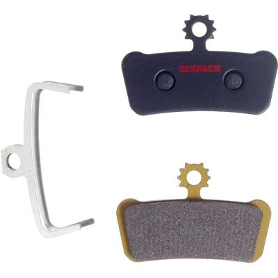 Plaquettes de frein Sixpack - Métal sinterisé pour Avid X.0/Trail/Guide - Publicité Plaquettes de frein Sixpack - Métal sinterisé pour Avid X.0/Trail/Guide - Publicité