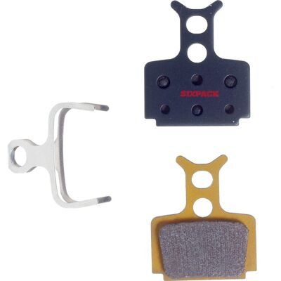 SIXPACK RACING Metall-Bremsbeläge - Cura (2-Kolben) Bremsbeläge SIXPACK RACING Metall-Bremsbeläge - Cura (2-Kolben) Bremsbeläge