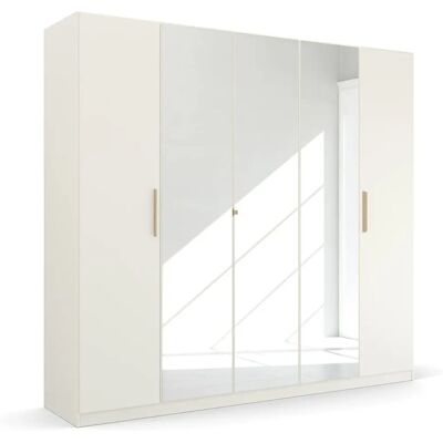 Rauch Quadra Spin Kleiderschrank - 5-türiger mit Spiegel Rauch Quadra Spin Kleiderschrank - 5-türiger mit Spiegel