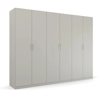 RAUCH Pure by Quadra Spin Drehtürenschrank - 6 Türen, 3 Einlegeböden, 3 Stangen RAUCH Pure by Quadra Spin Drehtürenschrank - 6 Türen, 3 Einlegeböden, 3 Stangen