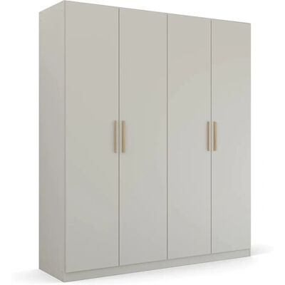 Rauch Skandi by Quadra Spin Kleiderschrank - Landhausstil, 4 Türen Rauch Skandi by Quadra Spin Kleiderschrank - Landhausstil, 4 Türen
