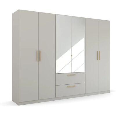 RAUCH Skandi by Quadra Spin Kleiderschrank - Landhausstil, 6 Türen, 271cm x 210cm RAUCH Skandi by Quadra Spin Kleiderschrank - Landhausstil, 6 Türen, 271cm x 210cm