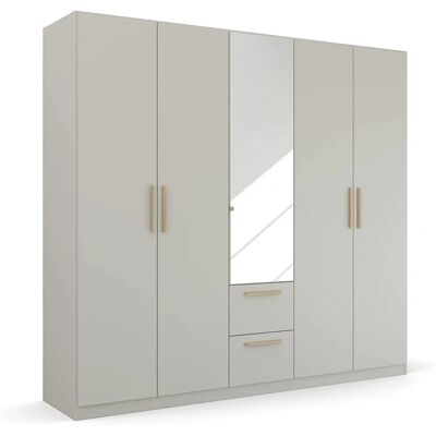 Rauch Skandi by Quadra Spin Kleiderschrank - Holzgriffe, Landhausstil Rauch Skandi by Quadra Spin Kleiderschrank - Holzgriffe, Landhausstil