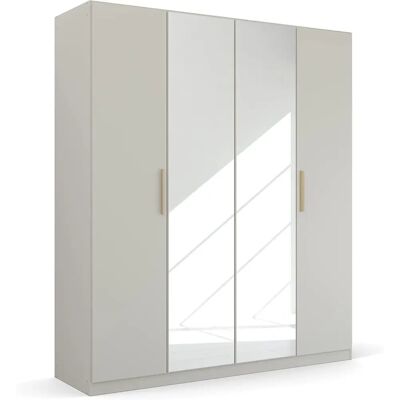 RAUCH Skandi by Quadra Spin - 4-Tür-Schrank, Seidengrau RAUCH Skandi by Quadra Spin - 4-Tür-Schrank, Seidengrau