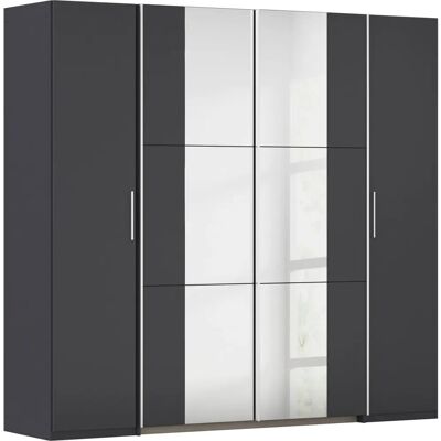 rauch Kronach Kleiderschrank - Spiegeltüren & Drehtüren - 225x59x210 cm rauch Kronach Kleiderschrank - Spiegeltüren & Drehtüren - 225x59x210 cm