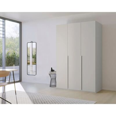 Rauch Purisma Kleiderschrank - 3 Türen, 151x60x223 cm, Grau Rauch Purisma Kleiderschrank - 3 Türen, 151x60x223 cm, Grau