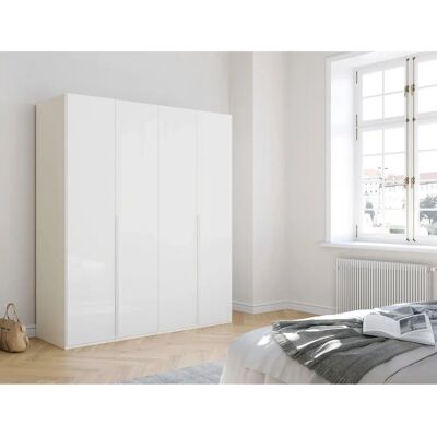 RAUCH Purisma Kleiderschrank - 4-türig, Weiß, Innenspiegel RAUCH Purisma Kleiderschrank - 4-türig, Weiß, Innenspiegel