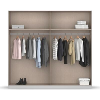 RAUCH Miro Grauer Kleiderschrank - 4-türig - Made in Germany RAUCH Miro Grauer Kleiderschrank - 4-türig - Made in Germany