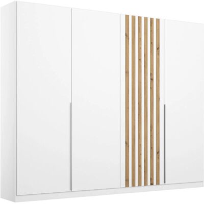 RAUCH Lamella Kleiderschrank - 4-türig, 226cm breit, 210cm hoch RAUCH Lamella Kleiderschrank - 4-türig, 226cm breit, 210cm hoch