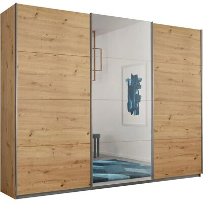 rauch Kleiderschrank mit Inneneinteilung - Schrank - Eichefarben artisan rauch Kleiderschrank mit Inneneinteilung - Schrank - Eichefarben artisan