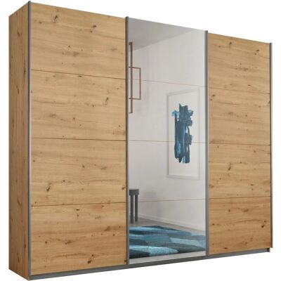 rauch ORANGE Cortona Kleiderschrank - Eichefarben Artisan, 3 Türen, 271x62x229 cm rauch ORANGE Cortona Kleiderschrank - Eichefarben Artisan, 3 Türen, 271x62x229 cm