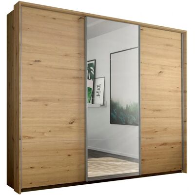 Rauch Cortona Kleiderschrank - 3 Schiebetüren, 13 Regale Rauch Cortona Kleiderschrank - 3 Schiebetüren, 13 Regale