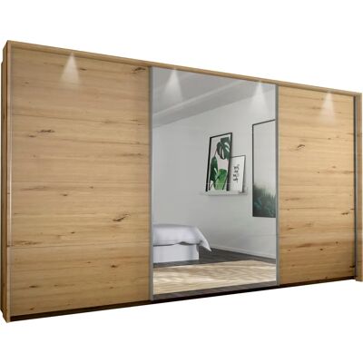 RAUCH Cortona Kleiderschrank - 3-türig Eiche Artisan mit Beleuchtung RAUCH Cortona Kleiderschrank - 3-türig Eiche Artisan mit Beleuchtung