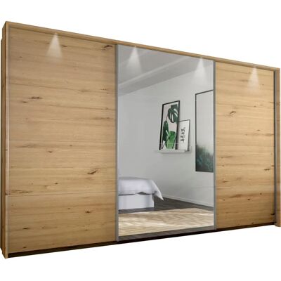 RAUCH Cortona Kleiderschrank - Eiche Artisan, 3 Türen, LED-Beleuchtung RAUCH Cortona Kleiderschrank - Eiche Artisan, 3 Türen, LED-Beleuchtung