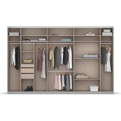 RAUCH Oteli Schwebetürenschrank - Spiegeltür - Holzwerkstoff - Wäscheabtrennung - 360cm RAUCH Oteli Schwebetürenschrank - Spiegeltür - Holzwerkstoff - Wäscheabtrennung - 360cm