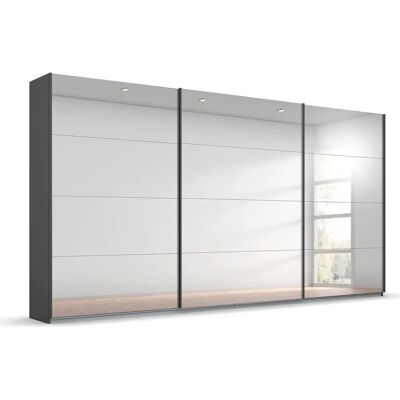 RAUCH Oteli Schwebetürenschrank - 360cm x 210cm - Grau RAUCH Oteli Schwebetürenschrank - 360cm x 210cm - Grau