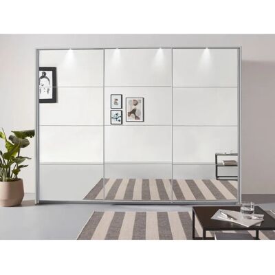 RAUCH Oteli Schrank - 3-türig, LED-Beleuchtung, Spiegeltür RAUCH Oteli Schrank - 3-türig, LED-Beleuchtung, Spiegeltür