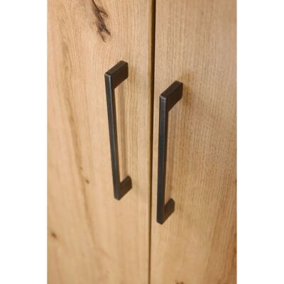 RAUCH Challenger Kleiderschrank - 5 Türen, Braun, Verstellbare Regale RAUCH Challenger Kleiderschrank - 5 Türen, Braun, Verstellbare Regale