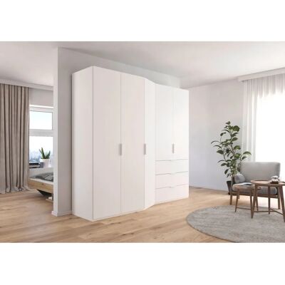 RAUCH Wave Kleiderschrank - Soft-Close, 5 Türen, 3 Schubladen, 222x247cm RAUCH Wave Kleiderschrank - Soft-Close, 5 Türen, 3 Schubladen, 222x247cm