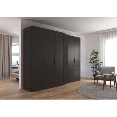 RAUCH Wave Kleiderschrank - Grau mit Soft-Close Türen RAUCH Wave Kleiderschrank - Grau mit Soft-Close Türen