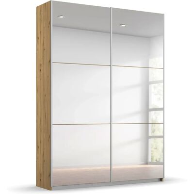 Rauch Reflect Kleiderschrank - 131x59x210 cm, Braun Rauch Reflect Kleiderschrank - 131x59x210 cm, Braun