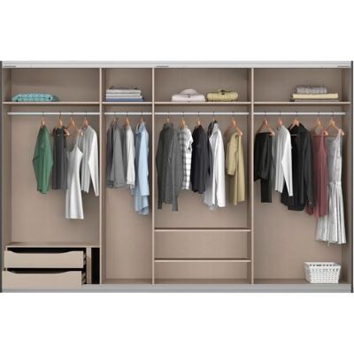 RAUCH Oracle Kleiderschrank - 3-Türen Spiegelschrank - Modernes Design RAUCH Oracle Kleiderschrank - 3-Türen Spiegelschrank - Modernes Design