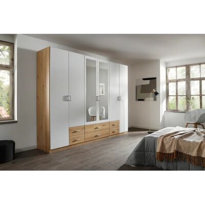 Rauch Kleiderschrank Gamma Moderner Schrank mit Spiegel Rauch Kleiderschrank Gamma Moderner Schrank mit Spiegel