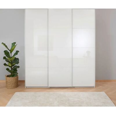 Rauch Koluna Weiß Schwebetürenschrank - 3 Türen - 210cm hoch Rauch Koluna Weiß Schwebetürenschrank - 3 Türen - 210cm hoch