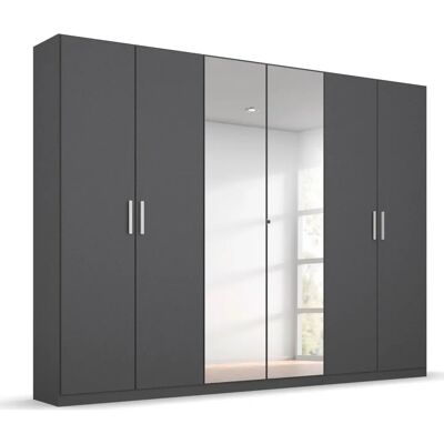 Rauch Koluna Kleiderschrank - 6-türig mit Spiegel - Hochwertige deutsche Qualität Rauch Koluna Kleiderschrank - 6-türig mit Spiegel - Hochwertige deutsche Qualität