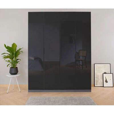 RAUCH Koluna Kleiderschrank - Glasfront - 4 Türen - 181cm Höhe RAUCH Koluna Kleiderschrank - Glasfront - 4 Türen - 181cm Höhe