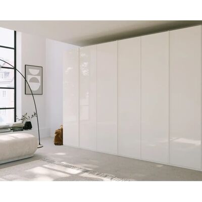 RAUCH Skat Meridian Weiß Kleiderschrank - 6-türig, Glasfront, 301x235x63cm RAUCH Skat Meridian Weiß Kleiderschrank - 6-türig, Glasfront, 301x235x63cm