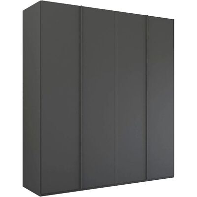 RAUCH Skat Meridian Kleiderschrank - 4 Türen, 4 Schubladen, Spiegel, 201x63x235 cm RAUCH Skat Meridian Kleiderschrank - 4 Türen, 4 Schubladen, Spiegel, 201x63x235 cm