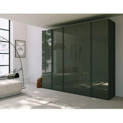 RAUCH Skat Meridian Drehtürenschrank - 5 Türen, Glasfront, 251cm x 235cm - Schrank RAUCH Skat Meridian Drehtürenschrank - 5 Türen, Glasfront, 251cm x 235cm - Schrank