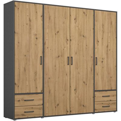 RAUCH Voyager Kleiderschrank - Langlebig mit 4 Türen RAUCH Voyager Kleiderschrank - Langlebig mit 4 Türen