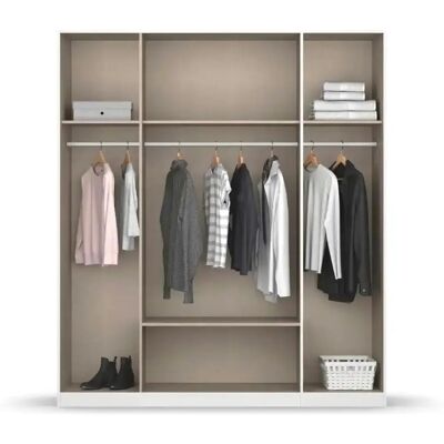 Sconto Mosbach Kleiderschrank - 181x210cm, Holzfarben - Kleiderschrank Sconto Mosbach Kleiderschrank - 181x210cm, Holzfarben - Kleiderschrank