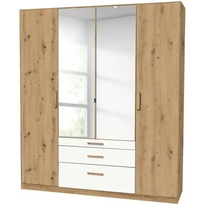 Sconto Mosbach Kleiderschrank - Holzfarben, 181x210 cm - Kleiderschrank Sconto Mosbach Kleiderschrank - Holzfarben, 181x210 cm - Kleiderschrank