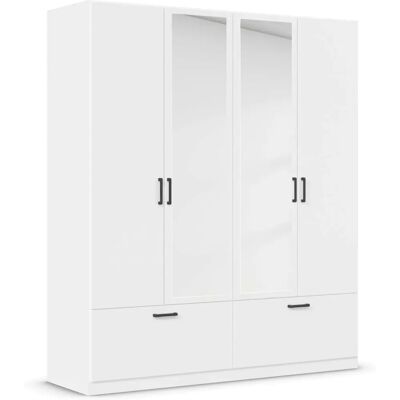 Rauch Bari Kleiderschrank - Schwenk & Spiegel - 180x54x210cm Rauch Bari Kleiderschrank - Schwenk & Spiegel - 180x54x210cm