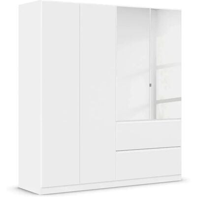 Rauch Costa Kleiderschrank - 4-türig, weiß, 181x54x197cm Rauch Costa Kleiderschrank - 4-türig, weiß, 181x54x197cm